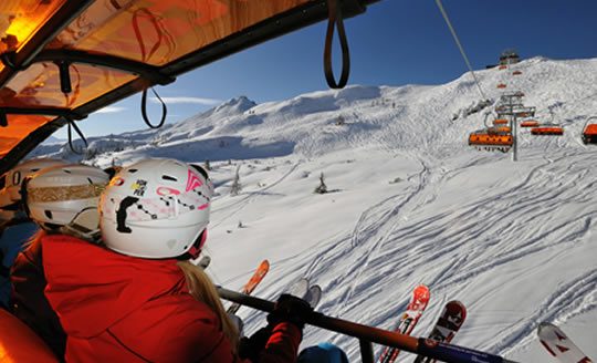 Flachau Austria chair lift 540x328