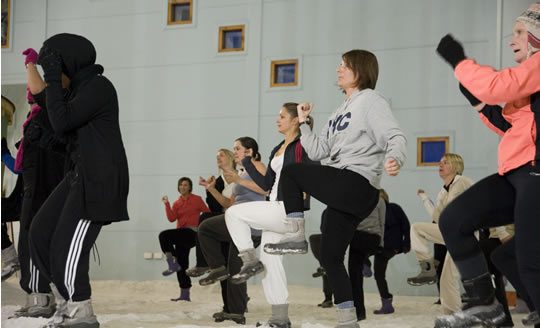 zumba on snow manchester