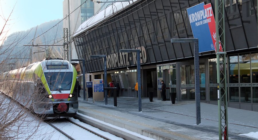 Ski in Ski out Rail Station In the Dolomites CREDIT TVB Kronplatz