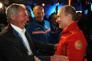 Olympic Downhill Gold Medalist and Putin Visit Tirol House