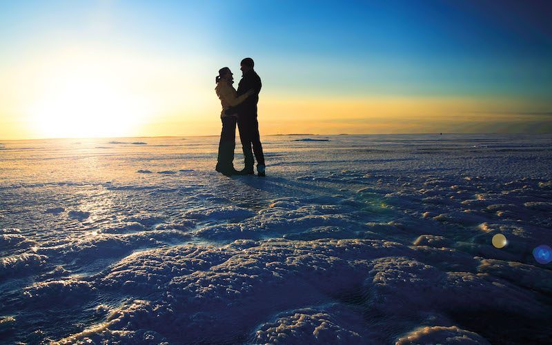 valentines day on the slopes