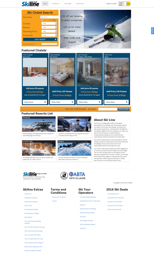 Ski Holidays Agent Sees 222% Jump In Enquiries After New Website Launch