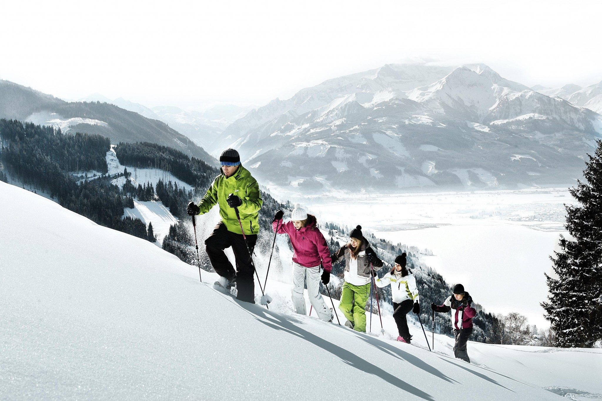 Skiing By The Lake