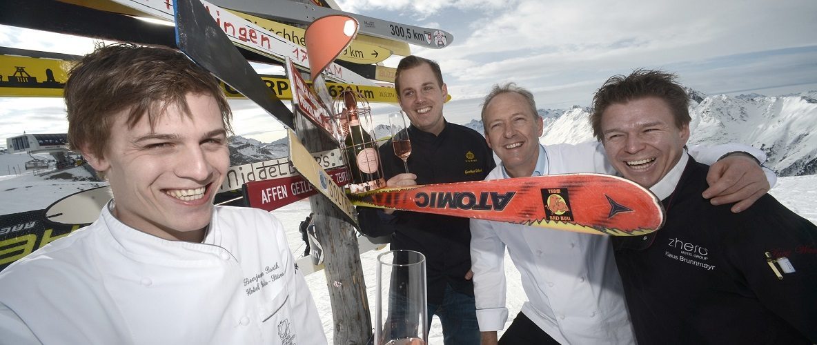 Ischgl chefs left to right Parth Döbler Sieberer Brunmayr cTVB Paznaun Ischgl