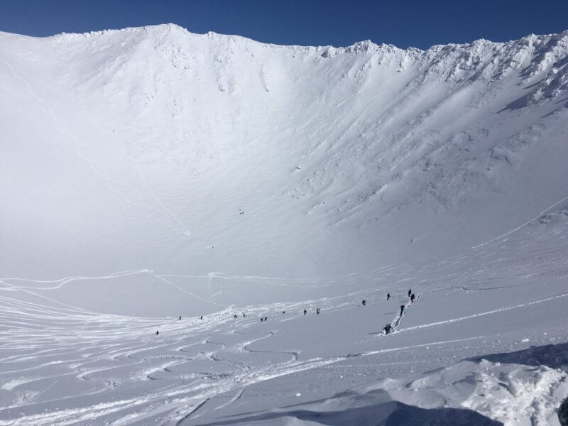 Your Chance to Ski Into A Volcano’s Crater in Japan