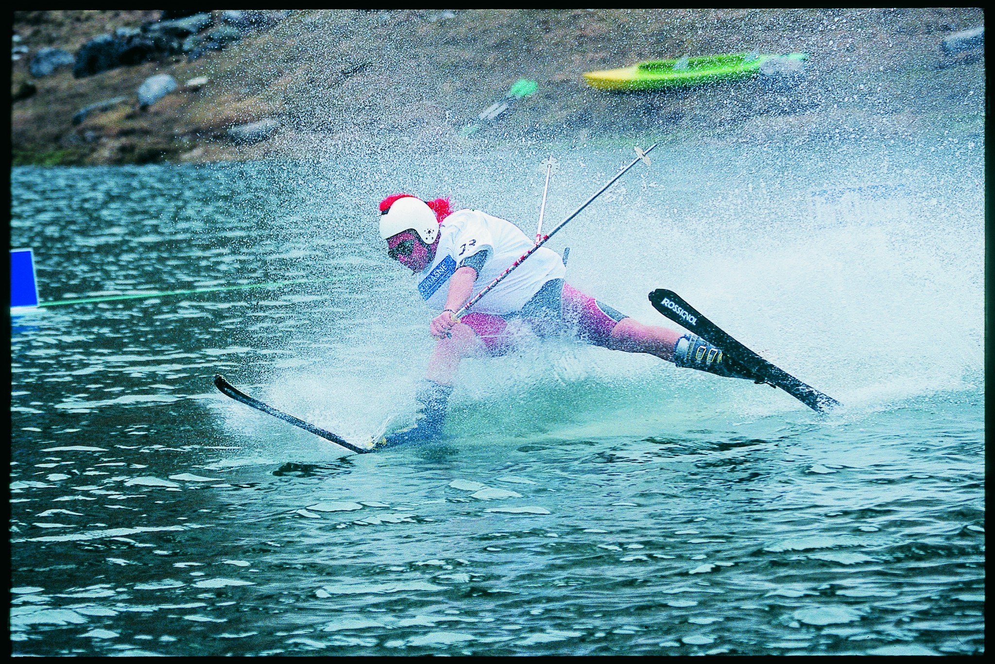 The World&#8217;s Longest Pond Skim?