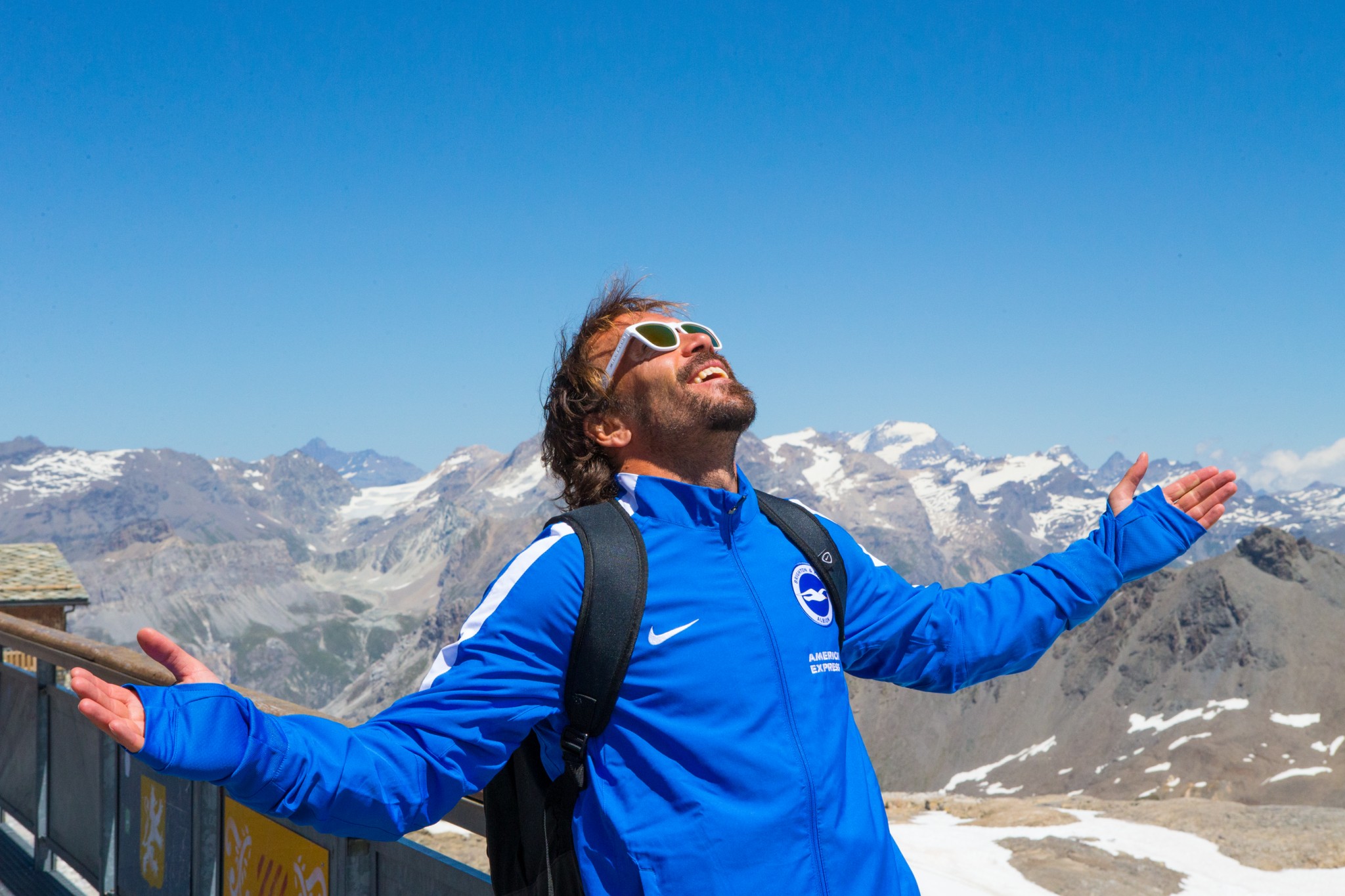 Football Team Training In The French Alps
