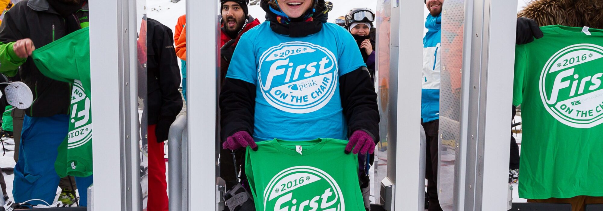The Remarkables and Coronet Peak First on the Chair T shirts