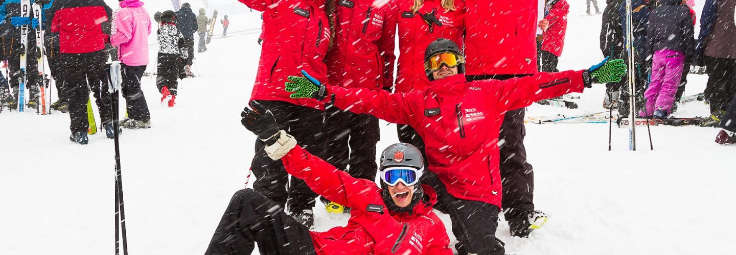 Ski instructors enjoying the snow at The Remarkables 1