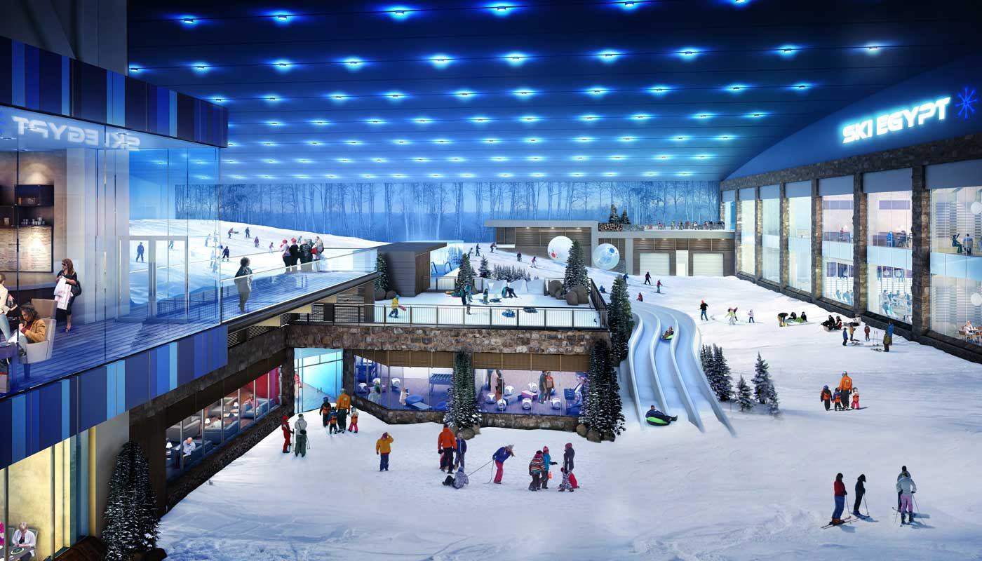 The World’s Biggest Indoor Snow Centre Nears Completion