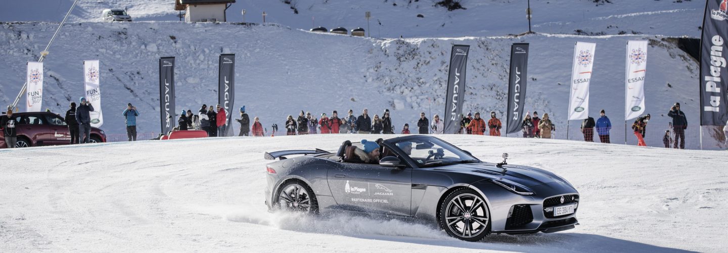 F1 Star Launches New Jaguar Ice Driving Coursesc Olivier Allamand