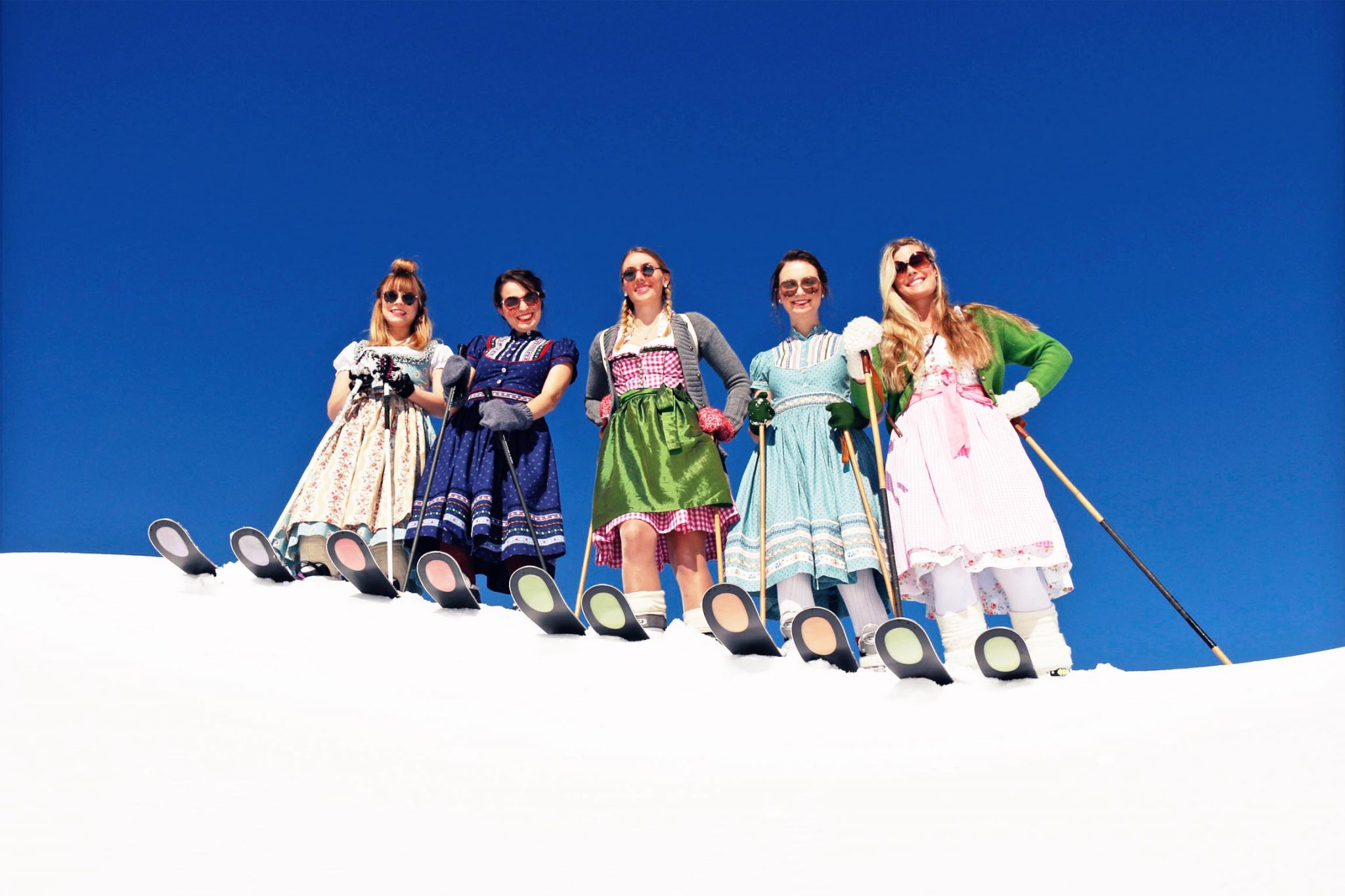 Lech Zürs Aims For World’s Biggest Dirndl Skiing Day