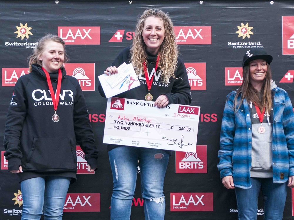 MAIDEN BOARDERCROSS TITLES FOR MORGAN AND ALDRIDGE IN LAAX