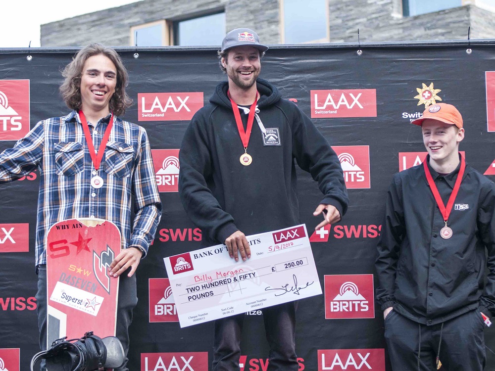 MAIDEN BOARDERCROSS TITLES FOR MORGAN AND ALDRIDGE IN LAAX