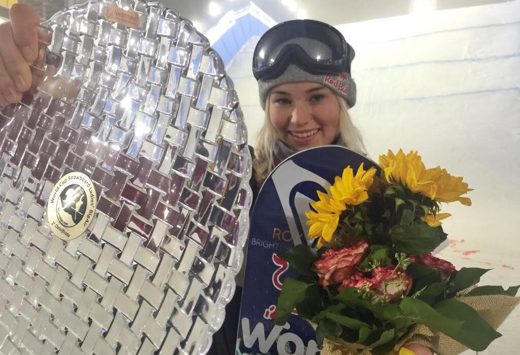 Katie Ormerod Silver Milan Snowboard Big Air World Cup 2017 1