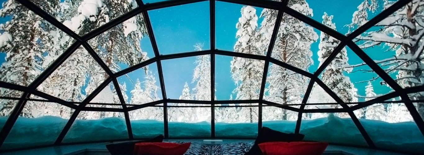 kakslauttanen glass igloo inside 2 1366x768