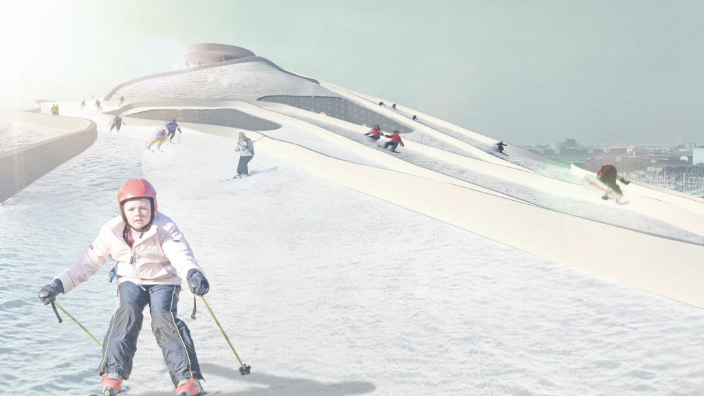 Copenhagen Power Plant Ski Slope Running Late But Gets A Name