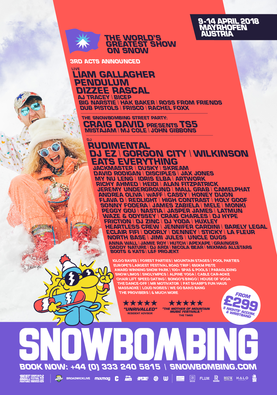Snowbombing Release Huge Final Wave of Acts