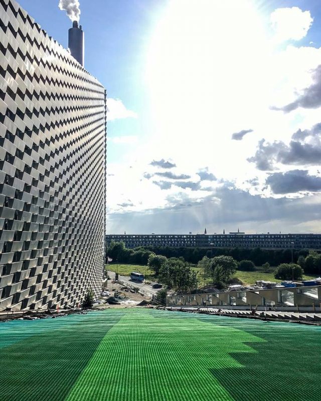 Ski Slope Being Laid On Denmark’s Power Plant