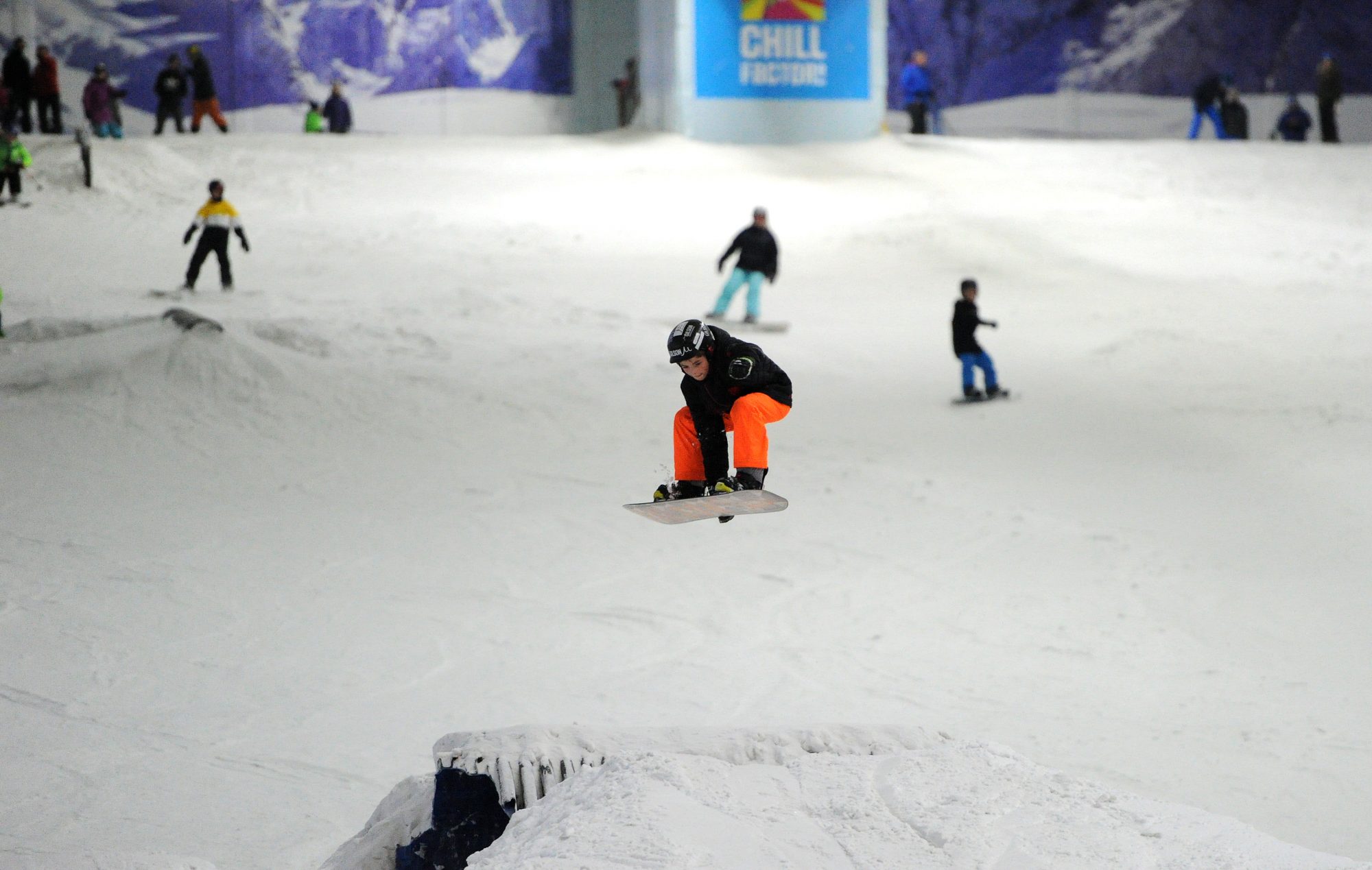 Billy Morgan Meets Promising Young Talent At Launch of Chill Factore Terrain Challenges