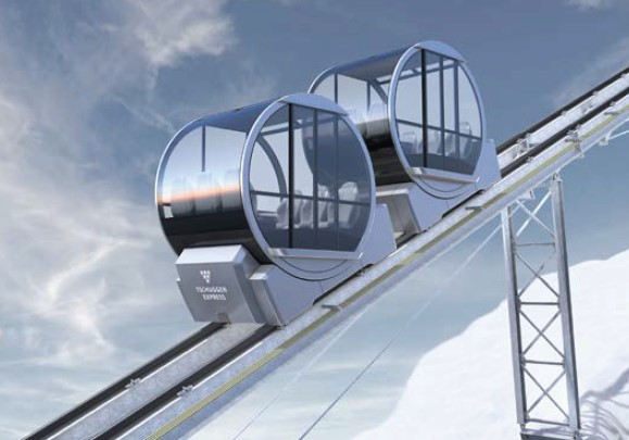 Tschuggen Grand Unveils New Private Funicular For Skiers