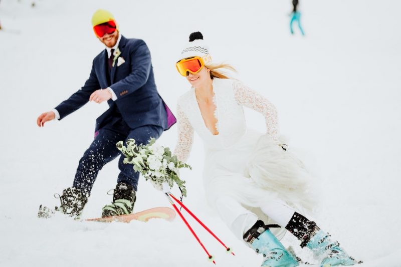 Jump in Number of Couples Planning Weddings in the Snow