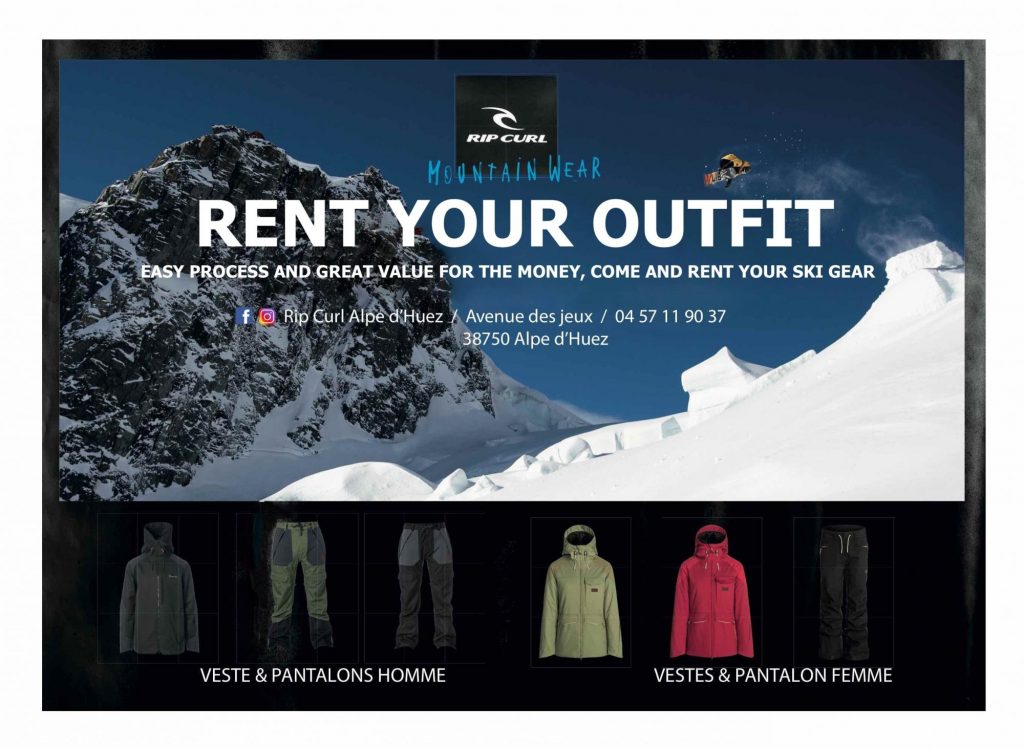 Rent your skiwear in Alpe d’Huez