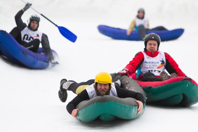 The Snow Kayaking World Championships
