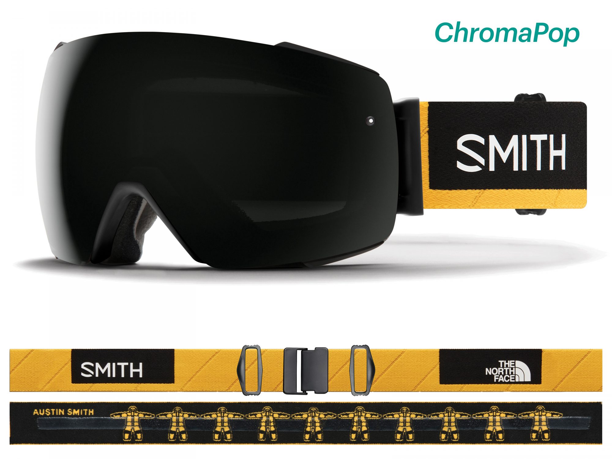 SMITH 18/19 I/O MAG NOTRH FACE goggles | myglobaltax.com