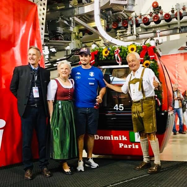 Ceremonial Naming of Hahnenkamm Gondola Cabins After 2019 Winners