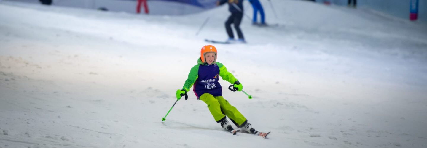 Astrid skiied the vertical height of Everest in 12 hours at Manchester Chill Factore jpg e1567090477718