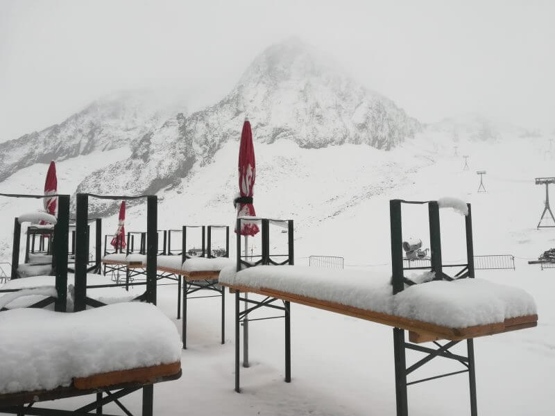 Second September Snowfall in the Alps