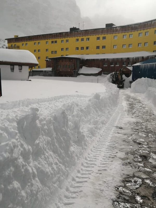 Incredible Snowfalls in the Andes