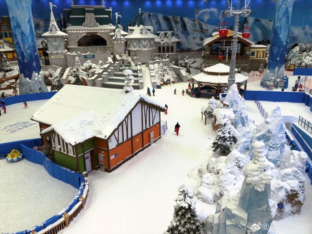 Latest Amazing Chinese Indoor Snow Centre Opens