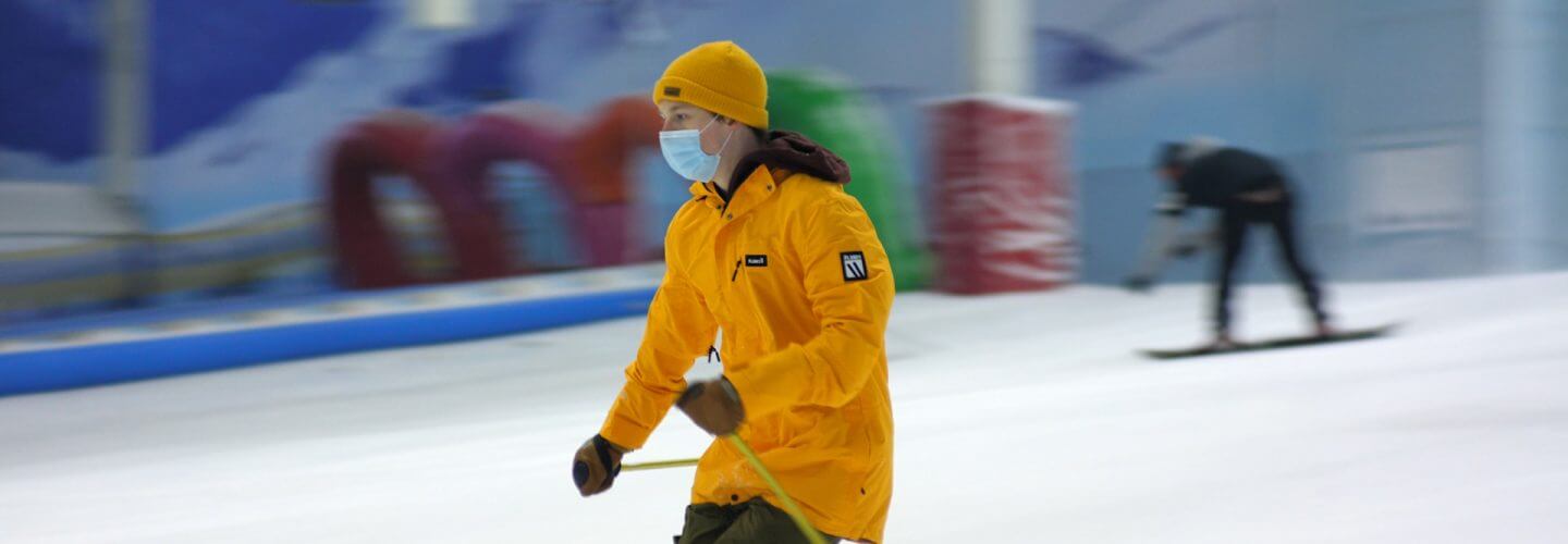 Chill Factore Reopening Skiing With Face Covering