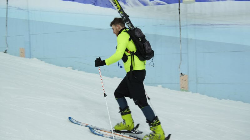New World Record For Skiing Uphill …Set Indoors in Manchester
