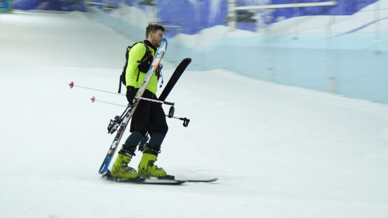 New World Record For Skiing Uphill …Set Indoors in Manchester