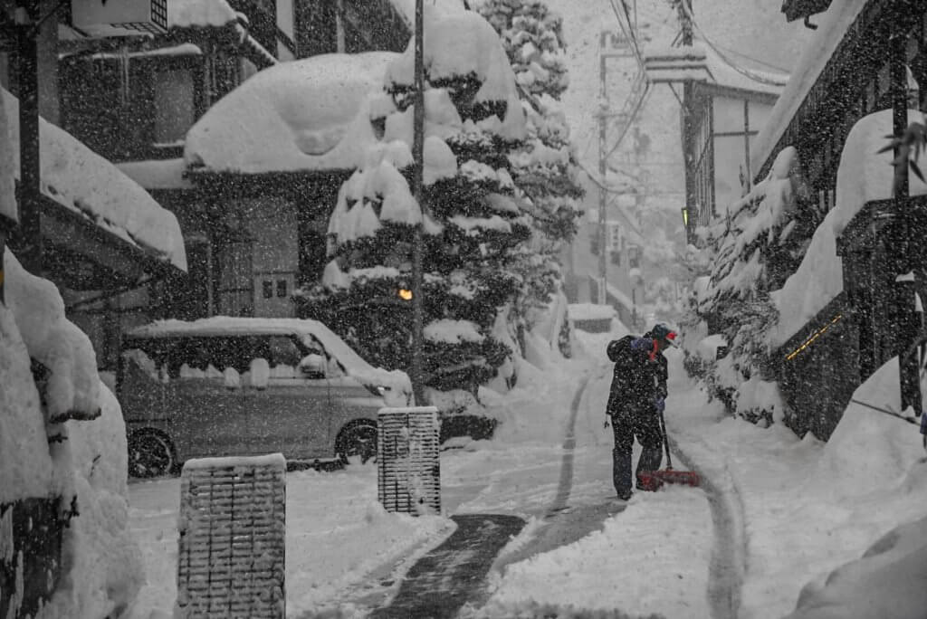 Huge New Year’s Snowfalls in Japan