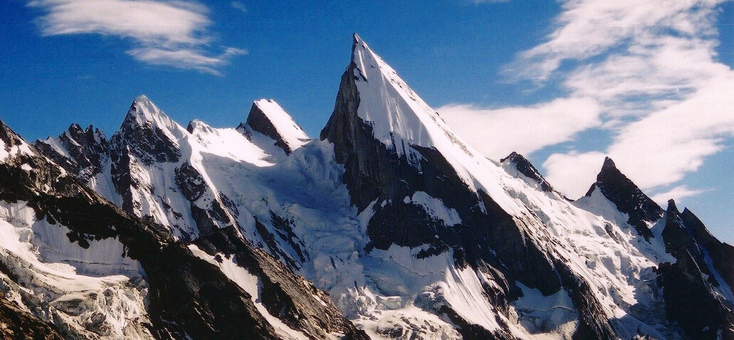 Laila peak on karakoram range in pakistan