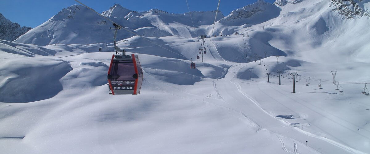 skiarea inverno ponte di legno tonale telecabina paradiso ph d. andreis archivio apt sole 7 