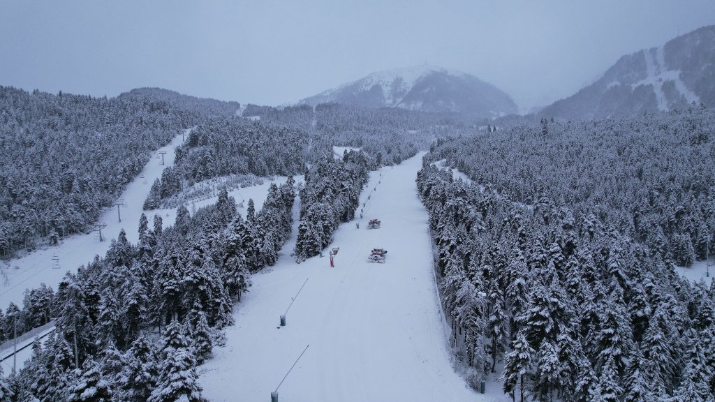 Snowy Season Start in The Pyrenees