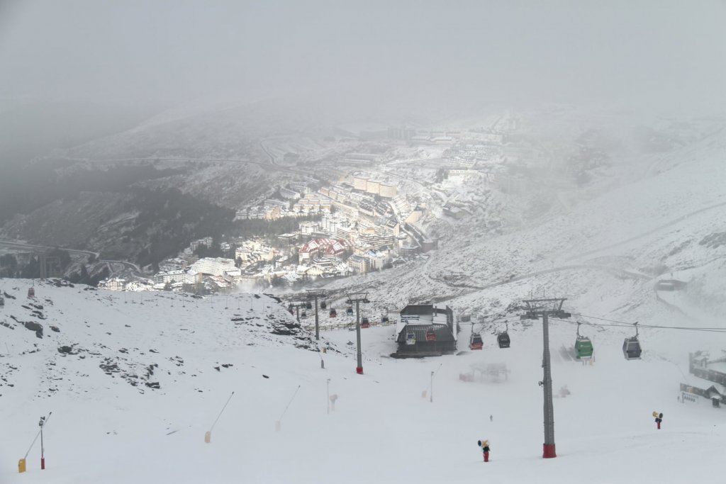 Snowy Season Start in The Pyrenees