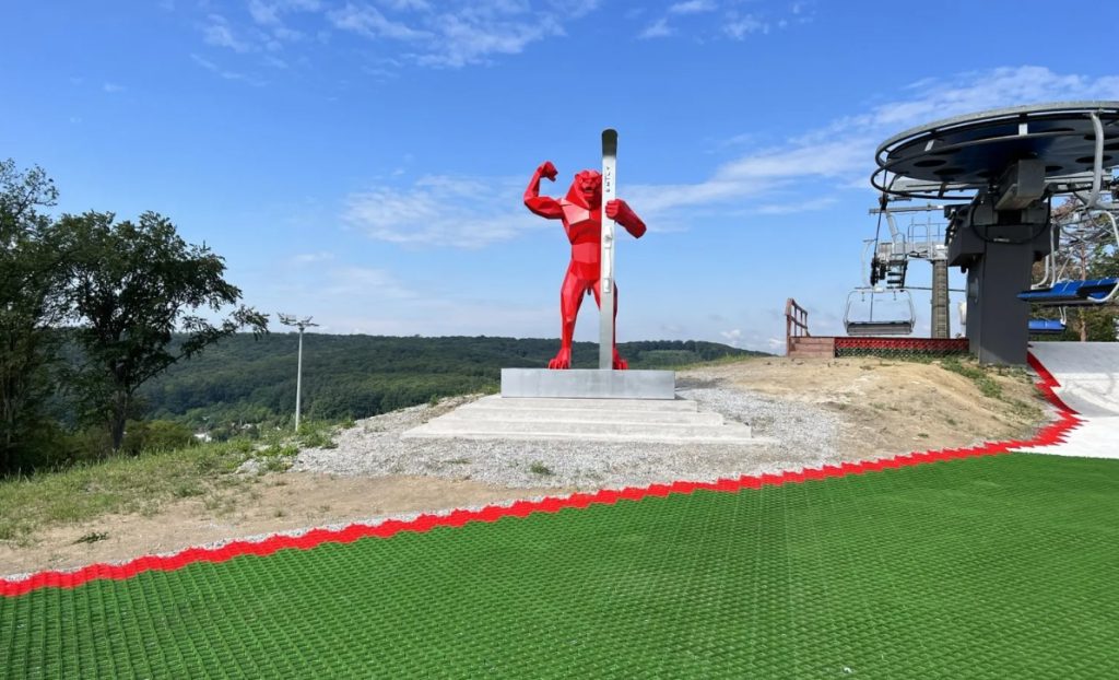 Europe’s Largest Dry Ski Slope Opens in Ukraine, Despite War