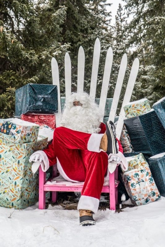 Ugly Christmas Sweater Contest in French Alps