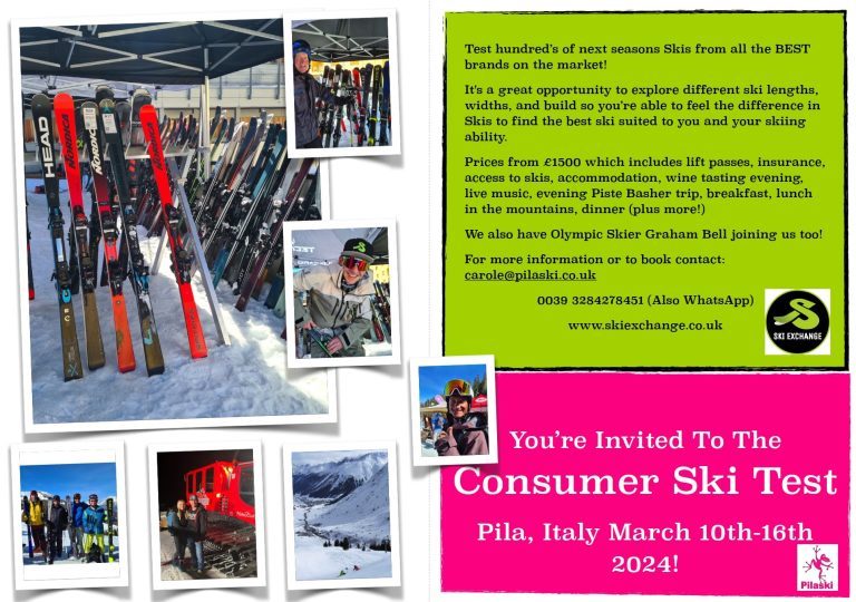 Test Hundreds of Skis in Pila