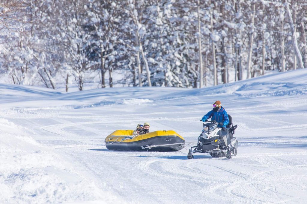 Japanese Snow Rafting