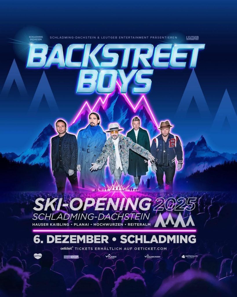 Backstreet Boys To Open Schladming&#8217;s 25-26 Season