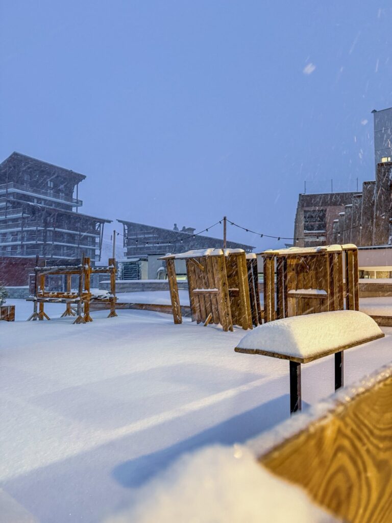 Heavy Snowfall in The Alps