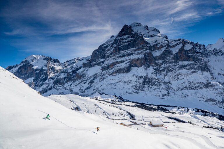 Spring Skiing Between Grindelwald and Wengen